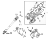 Diagram for Mazda 3 Power Steering Assist Motor - B1S8-67-88Z