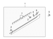 Diagram for Mazda Mud Flaps - GS3L-50-4P2A