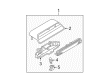 Diagram for Mazda 6 Third Brake Light - GK2A-51-580B-02
