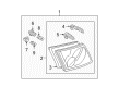 Diagram for Mazda 6 Tail Light - GP7B-51-3G0