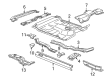 Diagram for Mazda B2300 Rear Crossmember - ZZP0-53-880