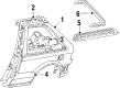 Diagram for Mazda 323 Fuel Door - B09242410A