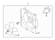 Diagram for Mazda Fan Shroud - BP8J-15-210A