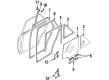 Diagram for Mazda Protege Door Latch Assembly - B45573310B