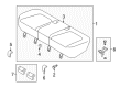 Diagram for Mazda CX-5 Seat Cushion - KA0G-57-200-34