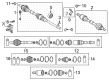 Diagram for Mazda CX-30 CV Boot - FT0T-22-540