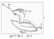 Diagram for Mazda 2 Light Socket - DR61-51-155B