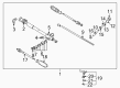 Diagram for Mazda Miata Rack And Pinion - NC11-32-110A