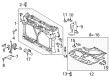 Diagram for Mazda 5 Radiator Support - C513-53-110G