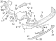 Diagram for Mazda Headlight Cover - VA40-50-0Z1