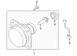 Diagram for Mazda Miata Light Socket - B21H-51-6A6