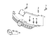 Diagram for Mazda CX-7 Grille - EH44-50-710C