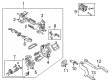 Diagram for Mazda Protege Air Duct - GE7A-61-150D