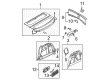 Diagram for Mazda Millenia Interior Light Bulb - 0000-11-3022