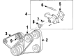 Diagram for Mazda Drive Belt - ZL01-15-907