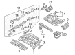 Diagram for Mazda Protege Floor Pan - GEY2-53-70XA