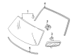 Diagram for Mazda Tribute Windshield - EF91-63-900
