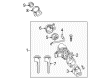 Diagram for Mazda MX-5 Miata Ignition Lock Assembly - NHY2-76-29X
