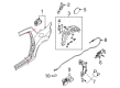 Diagram for Mazda RX-8 Fuel Door - F151-42-410C