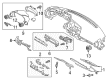 Diagram for Mazda MX-5 Miata Grille - N247-64-730-02