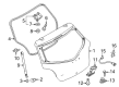 Diagram for Mazda Liftgate Lock Actuator - D651-62-310D