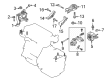 Diagram for Mazda 6 Engine Mount - K123-39-070A