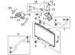 Diagram for Mazda Coolant Reservoir Cap - PE20-15-205