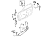 Diagram for Mazda RX-7 Door Latch Assembly - FD15-59-310B
