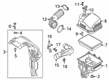 Diagram for Mazda 6 Air Duct - PYML-13-200