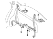 Diagram for Mazda Protege Seat Belt - BC1M-57-780B-90