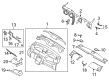 Diagram for Mazda CX-7 Instrument Cluster - EG22-60-400F-34