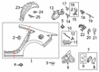 Diagram for Mazda 6 Wheelhouse - GHP9-56-1H1B