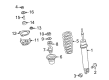 Diagram for Mazda Strut Mounts - F189-34-340