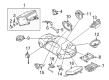 Diagram for Mazda RX-8 Car Speakers - FE87-66-96XA