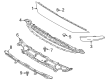 Diagram for Mazda CX-90 Grille - KR9P-50-771