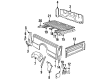 Diagram for Mazda B2300 Rear Crossmember - ZZR0-65-156