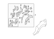 Diagram for Mazda MX-5 Miata Wheelhouse - NF79-70-111A