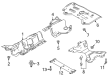 Diagram for Mazda Exhaust Heat Shield - DFR5-56-452
