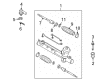 Diagram for Mazda Tribute Rack And Pinion - ZZDM-32-110R-0A