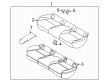 Diagram for Mazda CX-30 Seat Cushion - DGK2-57-200C-39