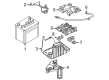 Diagram for Mazda Battery Tray - K626-56-040A