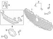 Diagram for Mazda CX-30 Grille - DGH9-50-710A