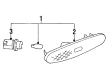 Diagram for Mazda 626 Side Marker Light - GA2A-51-5F0A