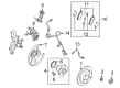 Diagram for Mazda Wheel Stud - GA2A-33-062