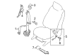 Diagram for Mazda 2 Seat Belt - DRY1-57-L90-01