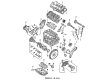 Diagram for Mazda MX-3 Crankshaft Pulley - K801-11-400B