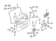 Diagram for Mazda Protege Headlight Cover - 9GG6-00-620B