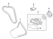 Diagram for Mazda 626 Water Pump Gasket - KL01-15-106
