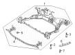Diagram for Mazda Front Cross-Member - BDWK-34-80XF