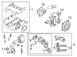 Diagram for Mazda Ignition Lock Assembly - EHY8-76-29XA